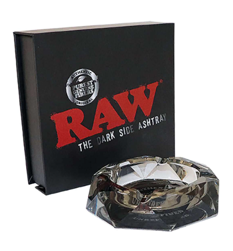 Kristallglas Aschenbecher -Regenbogen/Darkside-