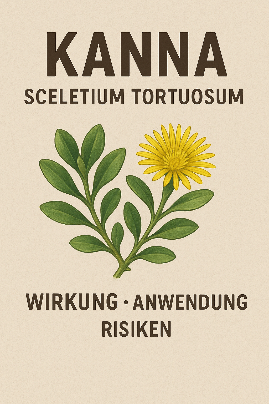 Kanna  – Wirkung, Anwendung & Risiken