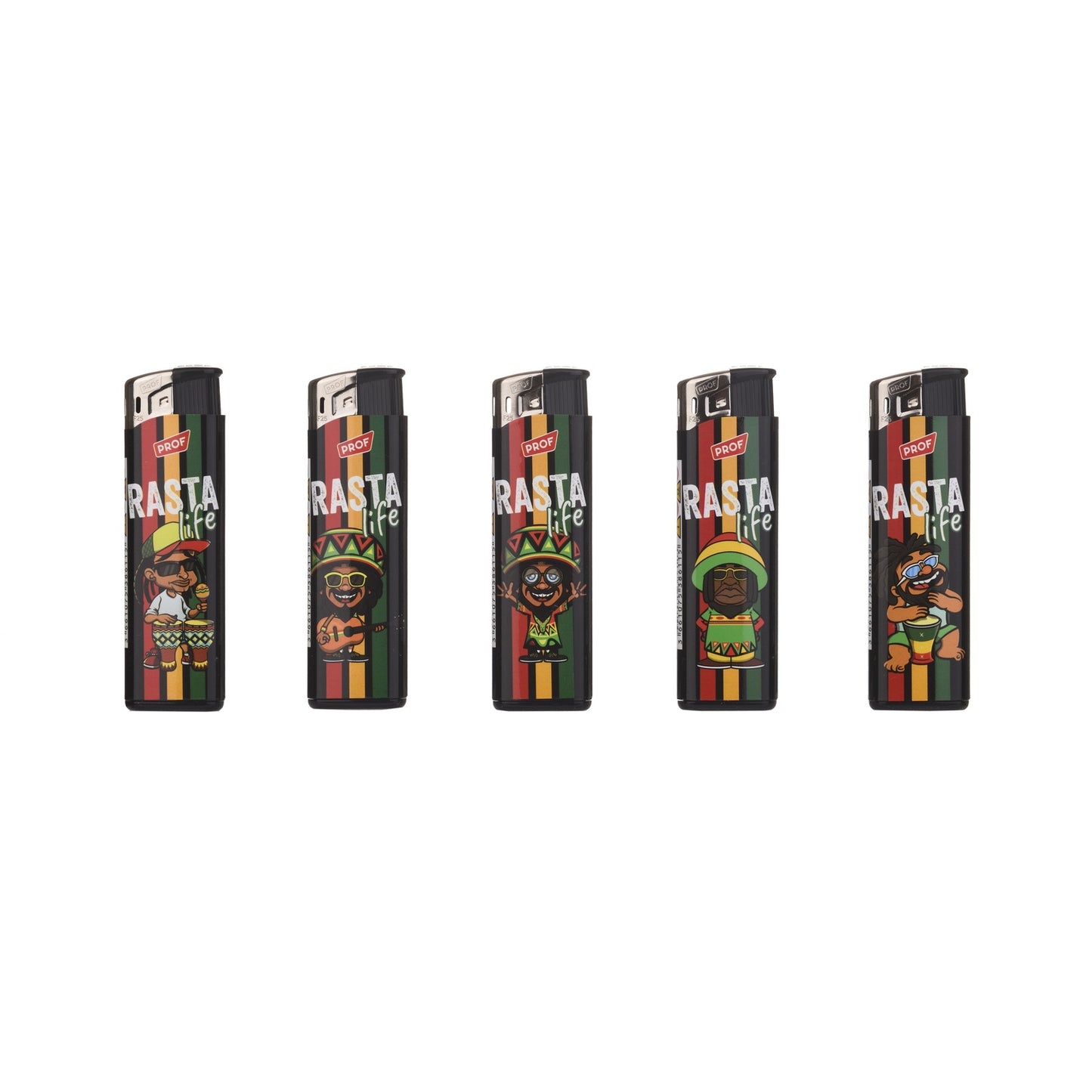 Rasta Life Motiv Feuerzeug