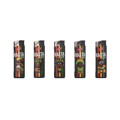 Rasta Life Motiv Feuerzeug