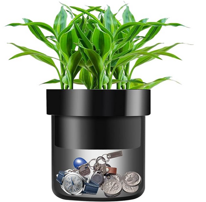 Geheimversteck in Pflanzentopf