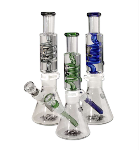 Liquid Bong mit Spirale